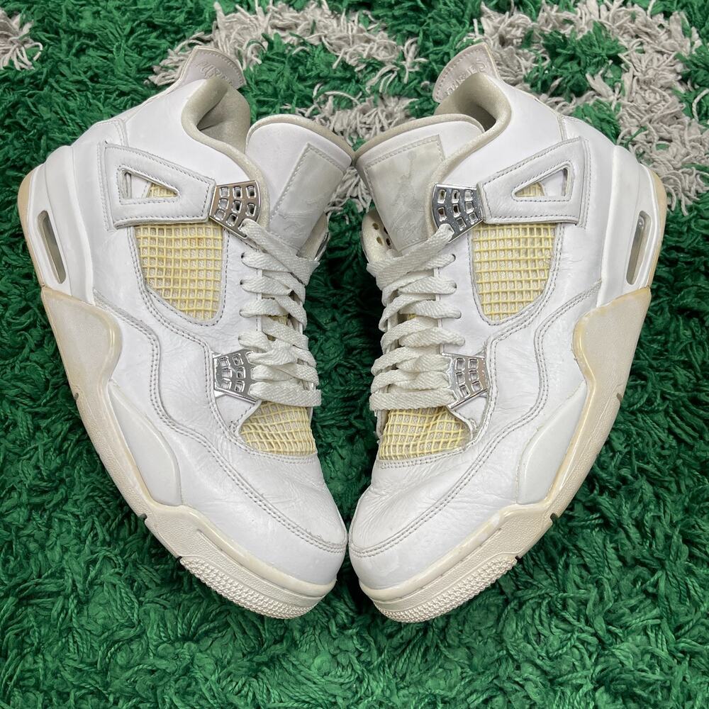 Jordan 4 Retro Pure Money (2017) Sneakers Shoes sz 10 Pre Owned No Box